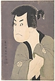 Sakata Hangorō III as Fujikawa Mizuemon in the Play "Hana Ayame Bunroku Soga", Tōshūsai Sharaku Japanese, Woodblock print; ink and color on paper with mica ground, Japan