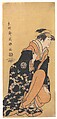 Actor Nakamura Kumetaro II as Minato, the Wife of Yura Hyogonosuke, Tōshūsai Sharaku Japanese, Woodblock print; ink and color on paper, Japan