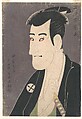 Kabuki Actor Ichikawa Komazō III as Shiga Daishichi in the Play A Medley of Tales of Revenge (Katakiuchi noriaibanashi)
, Tōshūsai Sharaku Japanese, Woodblock print; ink, color, white mica on paper, Japan