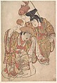 Boys Maquerading as Daikoku and Ebisu, Kitao Shigemasa  Japanese, Woodblock print; ink and color on paper, Japan