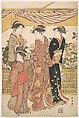The Bōtan Show, Katsukawa Shunchō Japanese, Woodblock print; ink and color on paper, Japan