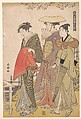 The Beauty of the Floating World, Katsukawa Shunchō Japanese, Woodblock print; ink and color on paper, Japan