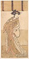 Nakamura Riko in the Role of Oiso no Tora, Katsukawa Shunjō Japanese, Woodblock print; ink and color on paper, Japan