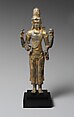 Standing Four-Armed Shiva, Gilt bronze, Indonesia