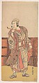 Kabuki Actor Nakamura Nakazō I, Katsukawa Shunkō  Japanese, Woodblock print (nishiki-e); ink and color on paper, Japan