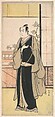 The Actor Ichikawa Monnosuke II as a Kyokaku, Katsukawa Shunkō  Japanese, Woodblock print; ink and color on paper, Japan