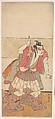 The Second Ichikawa Yaozo in the Role of Soga no Goro, Katsukawa Shunshō　勝川春章  Japanese, Woodblock print (nishiki-e); ink and color on paper, Japan