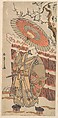Kabuki Actor Nakamura Denkurō II, Katsukawa Shunshō  Japanese, Woodblock print (nishiki-e); ink and color on paper, Japan