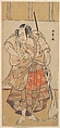The First Onoe Kikugoro as an Angry Man, Katsukawa Shunshō 勝川春章 Japanese, Woodblock print (nishiki-e); ink and color on paper, Japan