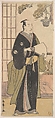 The Fifth Ichikawa Danjuro in the Role of Oboshi Yuranosuke, Katsukawa Shunshō　勝川春章  Japanese, Woodblock print (nishiki-e); ink and color on paper, Japan