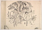 Scene from a Play, Katsukawa Shunshō 勝川春章 Japanese, Monochrome woodblock print; ink on paper, Japan
