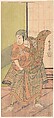 The Fourth Ichikawa Danjuro in the Role of Ukishima Danjo, Katsukawa Shunshō　勝川春章  Japanese, Woodblock print (nishiki-e); ink and color on paper, Japan