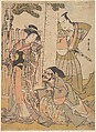 Chuban of the Chushingura Drama, Katsukawa Shunshō 勝川春章 Japanese, Diptych of woodblock prints (nishiki-e); ink and color on paper, Japan