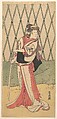 Segawa Kikunojo, in a Female Role, Katsukawa Shun'ei 勝川春英 Japanese, Woodblock print; ink and color on paper, Japan
