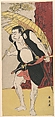 The Actor Otani Oniji, Katsukawa Shun'ei 勝川春英  Japanese, Woodblock print; ink and color on paper, Japan