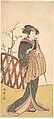 Nakamura Rikō, Katsukawa Shunshō　勝川春章  Japanese, Woodblock print (nishiki-e); ink and color on paper, Japan