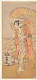 The Actor Nakamura Nakazo I, Katsukawa Shunshō 勝川春章 Japanese, Woodblock print (nishiki-e); ink and color on paper, Japan