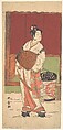 The Actor Ichikawa Monosuke II in the Role of Daito-no-miya Disguised as a Komuso, Katsukawa Shunshō 勝川春章 Japanese, Woodblock print (nishiki-e); ink and color on paper, Japan