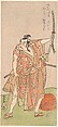 Bando Matataro as Umewomaru in the Drama "Sugewara denju tenarai Kagami", Katsukawa Shunshō 勝川春章 Japanese, Woodblock print (nishiki-e); ink and color on paper, Japan