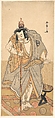 The actor Nakamura Nakazo as a rokuju-rokubu (pilgrim to Buddhist temple), Katsukawa Shunshō 勝川春章 Japanese, Woodblock print (nishiki-e); ink and color on paper, Japan