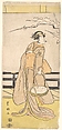 Nakayama Tomisaburo in a Female Role, Utagawa Toyokuni I  Japanese, Woodblock print; ink and color on paper, Japan