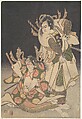 Scene from a Drama, Unidentified artist, Woodblock print; ink and color on paper, Japan