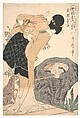 Mother and Child, Kitagawa Utamaro  Japanese, Woodblock print; ink and color on paper, Japan