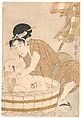 Bathtime (Gyōzui), Kitagawa Utamaro Japanese, Woodblock print; ink and color on paper, Japan