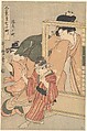 Kiyomizu Komachi, from the series Futabagusa nana Komachi, Kitagawa Utamaro  Japanese, Woodblock print (nishiki-e); ink and color on paper, Japan