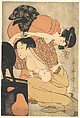 Woman and Child, Kitagawa Utamaro Japanese, Woodblock print; ink and color on paper, Japan