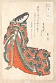 Sotoori-hime (early 5th century), One of the Three Gods of Poetry
From the Spring Rain Collection (Harusame shū), vol. 1, Yashima Gakutei Japanese, Woodblock print (surimono); ink and color on paper, Japan