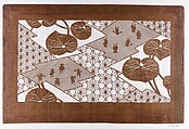 Stencil, Paper, silk, Japan
