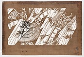 Stencil, Paper, silk, Japan