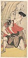 The Actor Ichikawa Komazo II as a Man Armed with a Sword, Katsukawa Shun'ei 勝川春英 Japanese, Woodblock print; ink and color on paper, Japan
