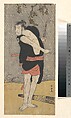 The Actor Ichikawa Komazo II as a Samurai in Fighting Trim, Katsukawa Shun'ei 勝川春英 Japanese, Woodblock print; ink and color on paper, Japan