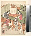 The Seventh Month, Ishikawa Toyomasa  Japanese, Woodblock print; ink and color on paper, Japan