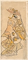 Actor Sanjo Kantaro (1697–1763) as a Woman, Okumura Toshinobu Japanese, Woodblock print (urushi-e); ink and color on paper, Japan