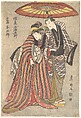 Kabuki Actors: Bando Mitsugorō and Iwai Hanshirō, Utagawa Toyokuni I  Japanese, Woodblock print; ink and color on paper, Japan