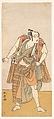 The First Bando Mitsugoro as an Unarmed Man, Katsukawa Shunshō　勝川春章  Japanese, Woodblock print (nishiki-e); ink and color on paper, Japan