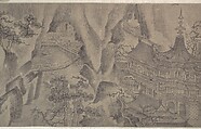 The Daming Palace, Formerly Attributed to Wang Zhenpeng (Chinese, active ca. 1275–1330), Handscroll; ink on paper, China