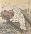 Banko, a Chinese Sage, Yashima Gakutei  Japanese, Woodblock print (surimono); ink and color on paper, Japan