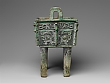 Rectangular Cauldron (Fangding) | China | Shang dynasty (ca. 1600–1046 ...