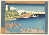 Noboto at Shimōsa (Shimōsa Noboto), from the series One Thousand Pictures of the Sea (Chie no umi), Katsushika Hokusai  Japanese, Woodblock print; ink and color on paper, Japan