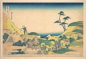 Lower Meguro (Shimo Meguro), from the series Thirty-six Views of Mount Fuji (Fugaku sanjūrokkei), Katsushika Hokusai  Japanese, Woodblock print; ink and color on paper, Japan