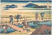 Nakahara in Sagami Province (Sōshū Nakahara), from the series Thirty-six Views of Mount Fuji (Fugaku sanjūrokkei), Katsushika Hokusai  Japanese, Woodblock print; ink and color on paper, Japan