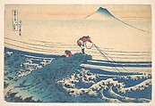 Kajikazawa in Kai Province (Kōshū Kajikazawa), from the series Thirty-six Views of Mount Fuji (Fugaku sanjūrokkei), Katsushika Hokusai Japanese, Woodblock print; ink and color on paper, Japan