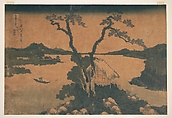 Lake Suwa in Shinano Province (Shinshū Suwako), from the series Thirty-six Views of Mount Fuji (Fugaku sanjūrokkei), Katsushika Hokusai  Japanese, Woodblock print; ink and color on paper, Japan