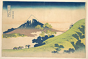 The Inume Pass in Kai Province (Kōshū Inume tōge), from the series Thirty-six Views of Mount Fuji (Fugaku sanjūrokkei), Katsushika Hokusai Japanese, Woodblock print; ink and color on paper, Japan