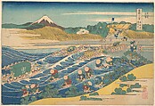 Fuji Seen from Kanaya on the Tōkaidō (Tōkaidō Kanaya no Fuji), from the series Thirty-six Views of Mount Fuji (Fugaku sanjūrokkei, Katsushika Hokusai Japanese, Woodblock print, Japan