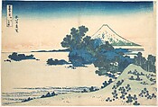 Shichirigahama in Sagami Province (Sōshū Shichirigahama), from the series Thirty-six Views of Mount Fuji (Fugaku sanjūrokkei), Katsushika Hokusai Japanese, Woodblock print; ink and color on paper, Japan